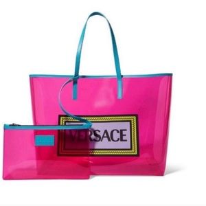 versace transparent bag